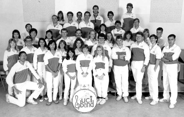 The UCI band during the 1988-1989 season.